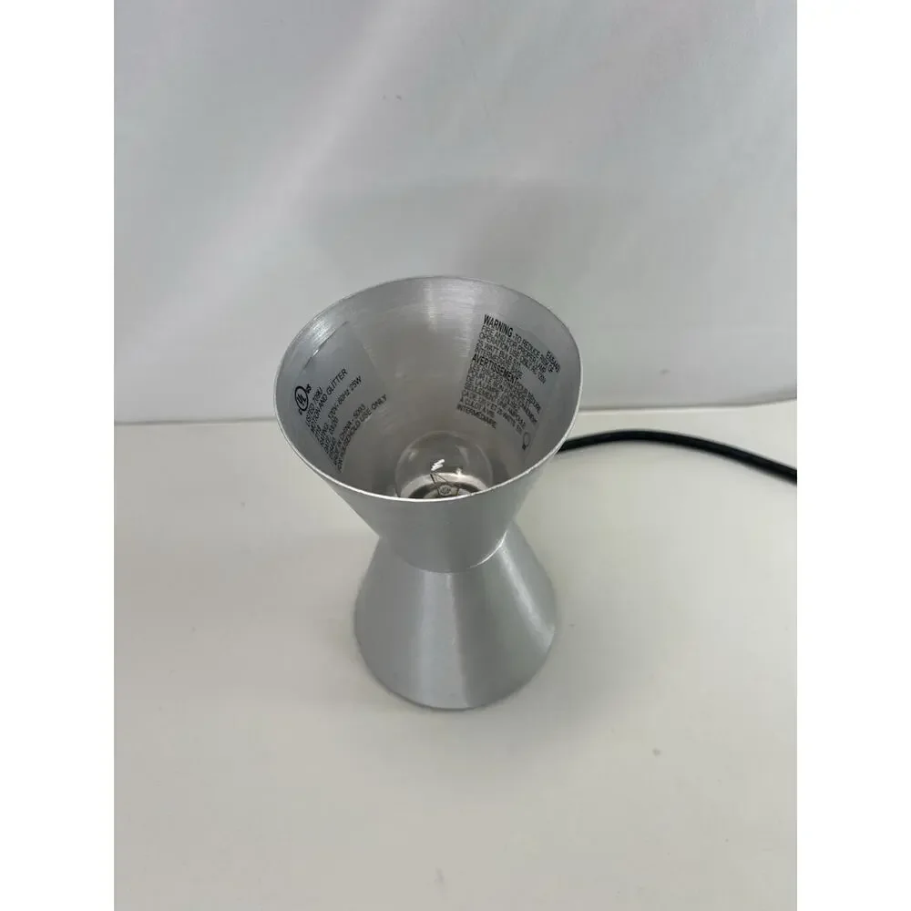 Schylling Lava Original Motion Glitter Lamp Silver Hourglass 25W